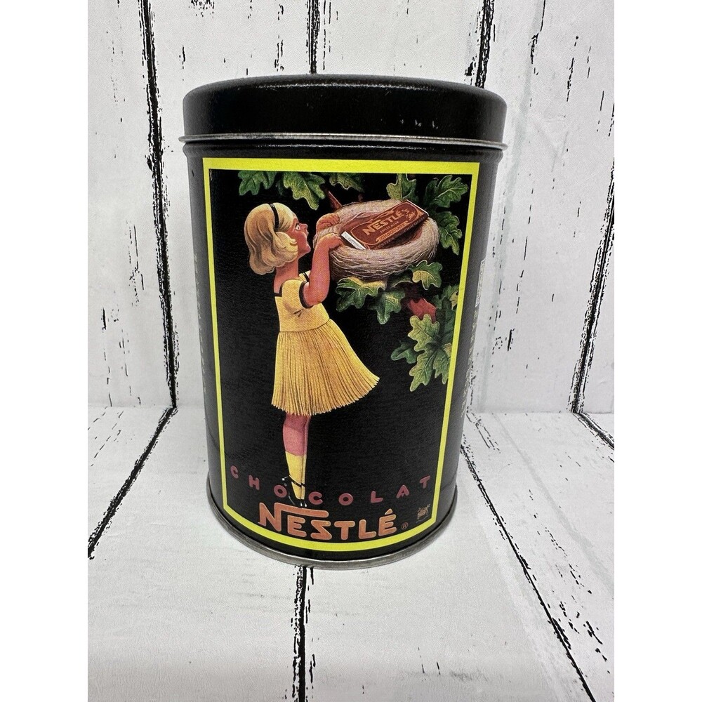 Vintage 1988 Nestlé Chocolate Tin 6”